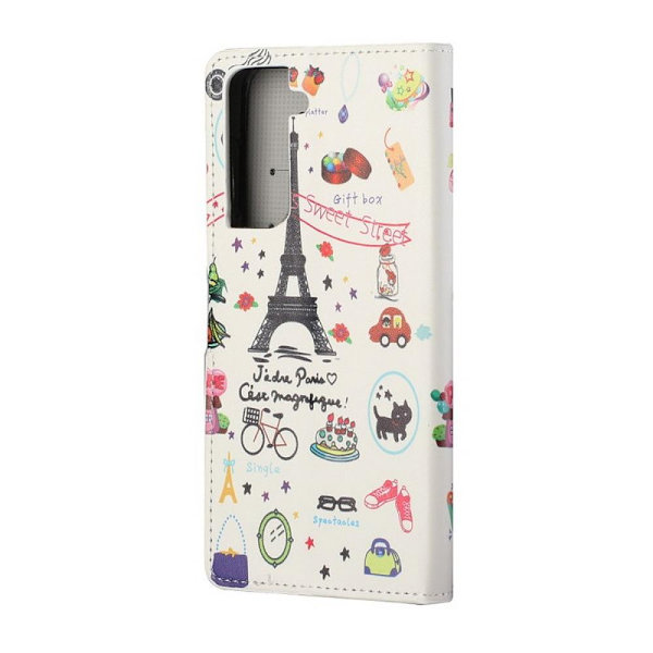 Lompakkokotelo Samsung Galaxy S22 Plus - Pariisi