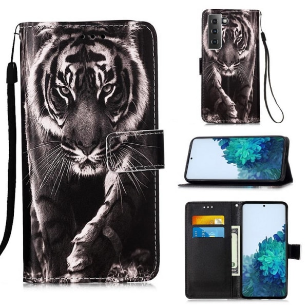 Plånboksfodral Samsung Galaxy S21 - Tiger