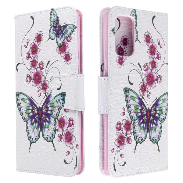 Plånboksfodral Samsung Galaxy S20 Plus – Fjärilar och Blommor