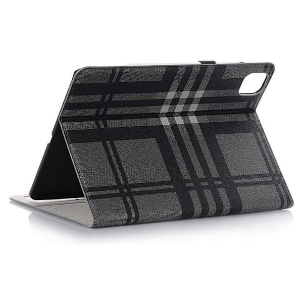Plånboksfodral iPad Air 10,9" (2020) Rutmönster - 3 Färger Svart