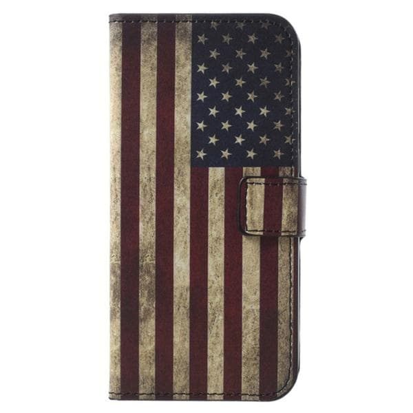Plånboksfodral Huawei Y6 2018 - Flagga USA