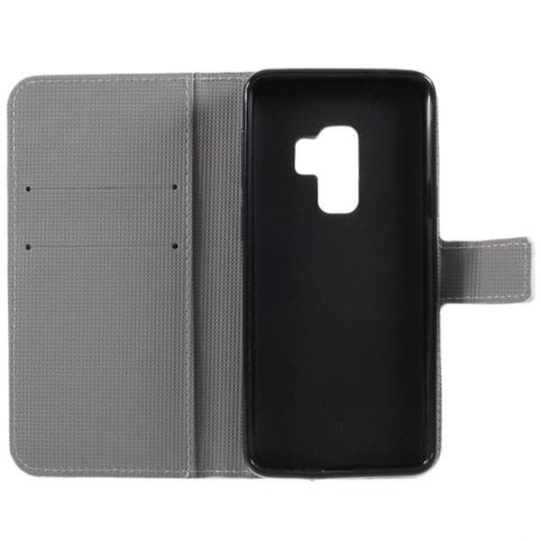 Plånboksfodral Samsung Galaxy S9 Plus – Prickigt med Uggla