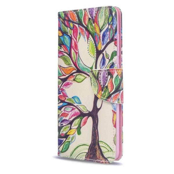 Plånboksfodral iPhone SE (2020) - Färgglatt Träd