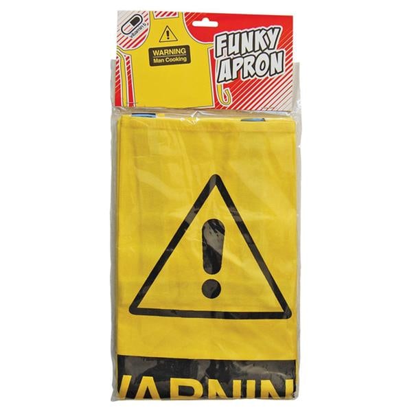 Förkläde - Warning, Man Cooking