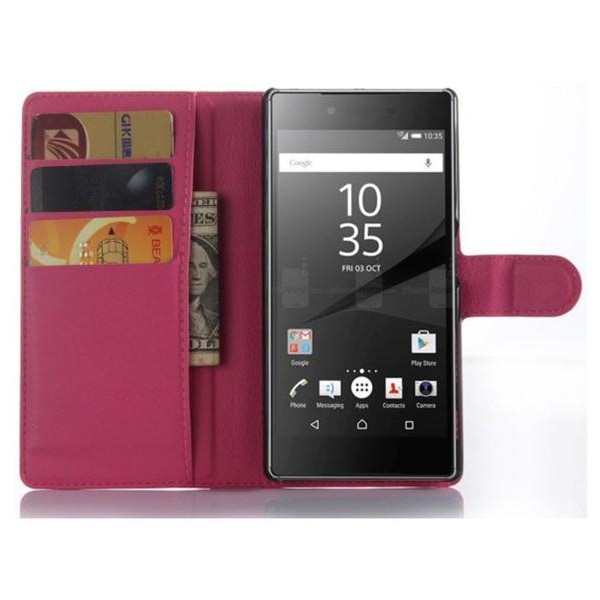 Plånboksfodral Sony Xperia Z5 - Rosa