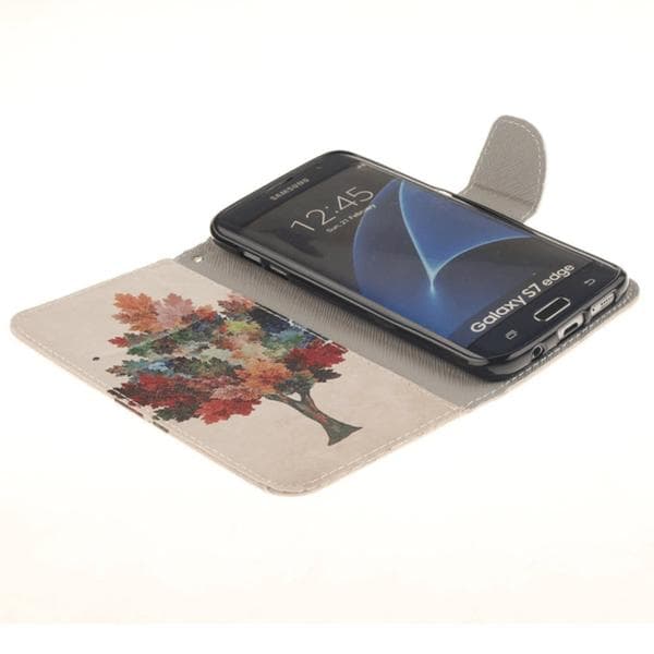 Plånboksfodral Samsung Galaxy S7 Edge – Träd