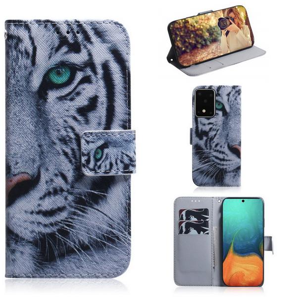 Plånboksfodral Samsung Galaxy S20 Ultra - Vit Tiger