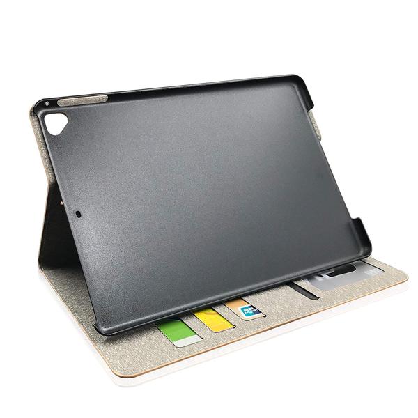 Plånboksfodral iPad Air 9,7" - Rutmönster, 3 Olika Färger Brun