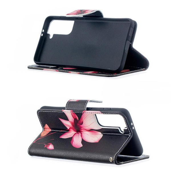 Plånboksfodral Samsung Galaxy S22 Plus - Rosa Blomma