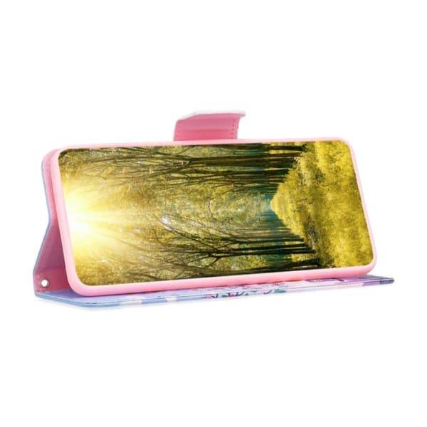 Lompakkokotelo Samsung Galaxy A54 - Pöllöt Keinussa
