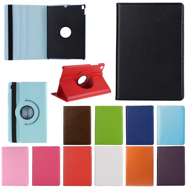 Fodral Samsung Galaxy Tab A 8,4" Roterande 360° - 10 Färger Svart