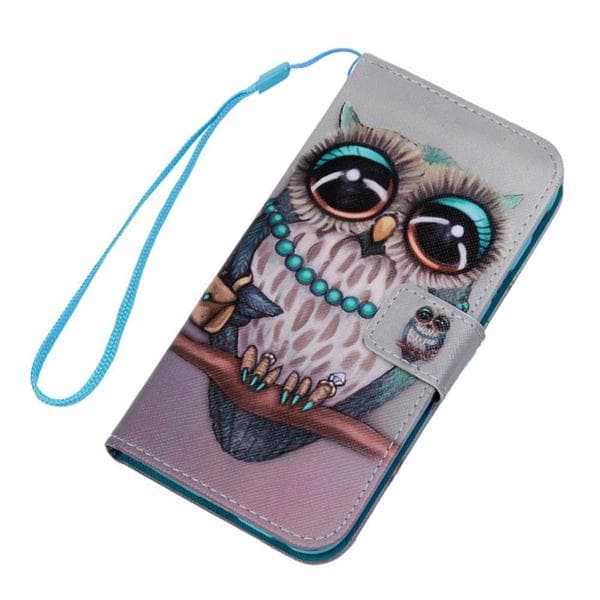 Plånboksfodral Samsung Galaxy J3 (2017) - Utsmyckad Uggla