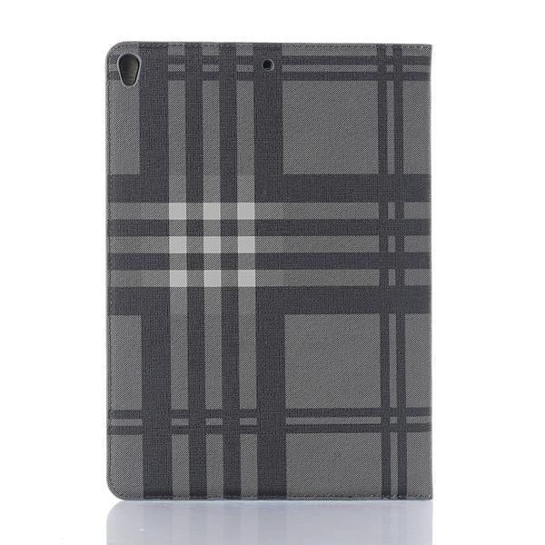 Plånboksfodral iPad Air (2019) 10.5" - Rutmönster, 3 Färger Brun