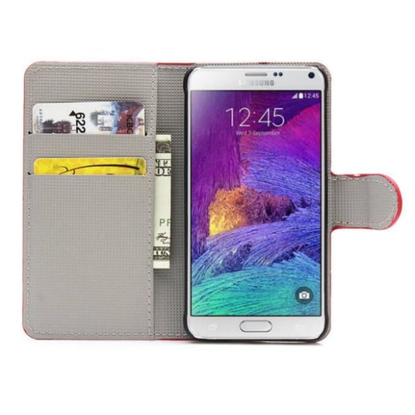 Plånboksfodral Samsung Galaxy Note 4 (SM-N910F) - Flagga USA