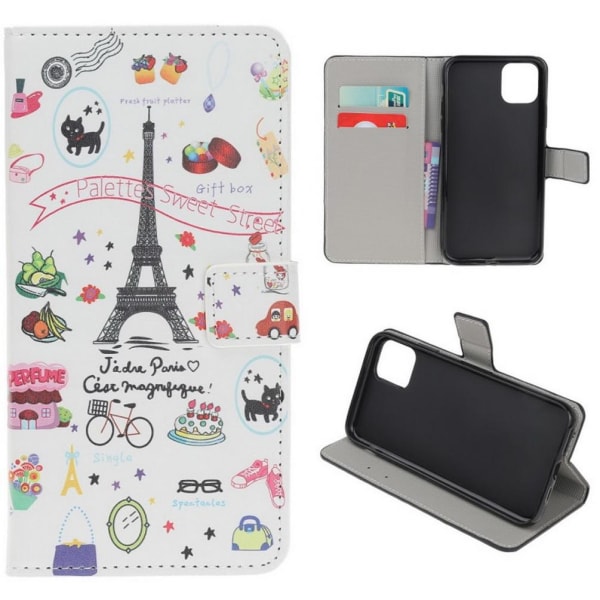 Lompakkokotelo iPhone 12 Mini - Pariisi