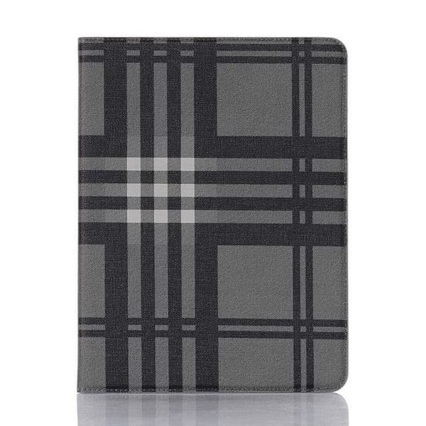 Fodral iPad Pro 12,9" (2018) Rutmönster - Svart