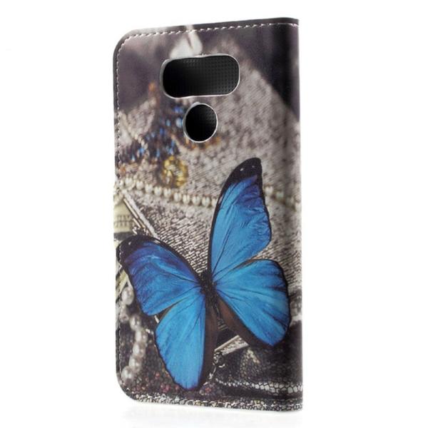 Plånboksfodral LG G6 – Blå Fjäril
