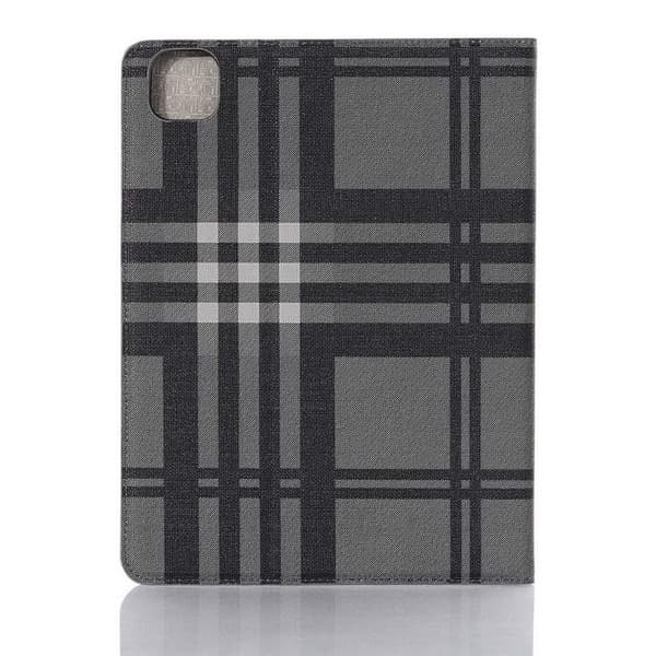 Fodral iPad Pro 12,9" (2018) Rutmönster - Svart
