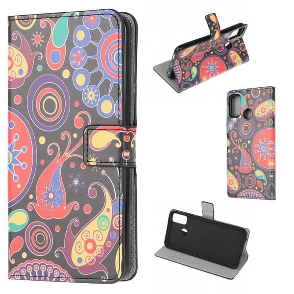 Plånboksfodral Samsung Galaxy A21s - Paisley