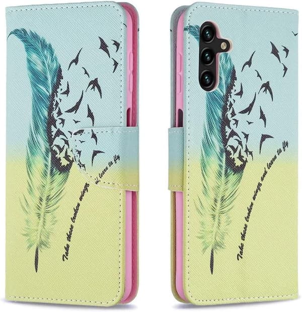 Lompakkokotelo Samsung Galaxy A14 - Take These Broken Wings
