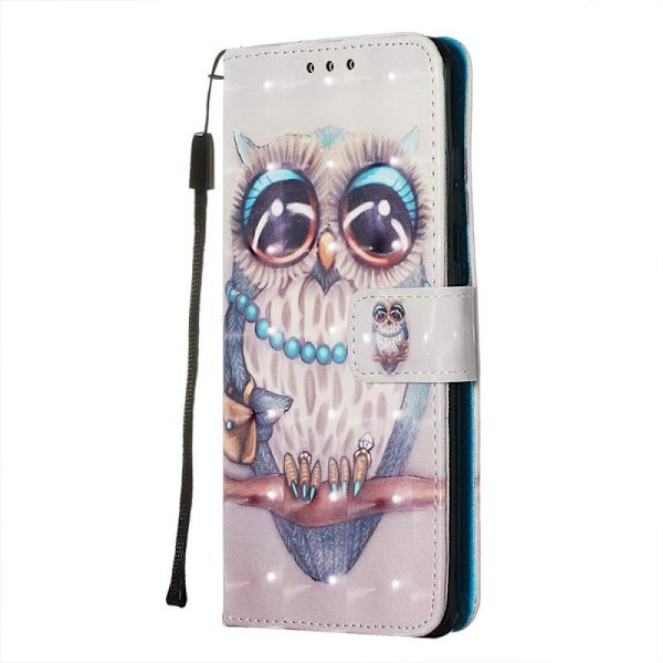 Plånboksfodral Samsung Galaxy S20 FE - Utsmyckad Uggla