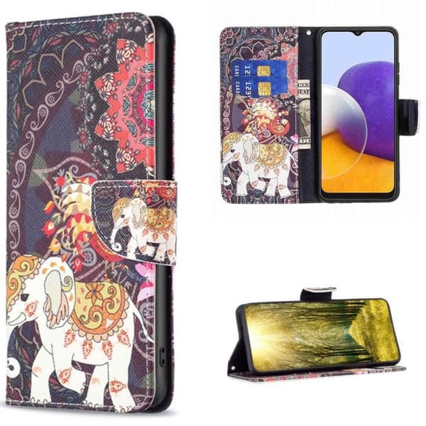 Plånboksfodral Samsung Galaxy A55 - Indiskt / Elefant