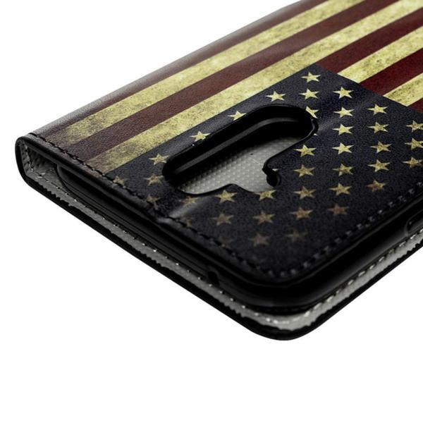 Plånboksfodral Huawei Mate 20 Lite - Flagga USA