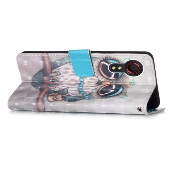 Plånboksfodral Samsung Galaxy XCover 7 - Utsmyckad Uggla