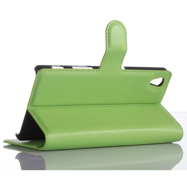 Plånboksfodral Sony Xperia Z5 - Grön