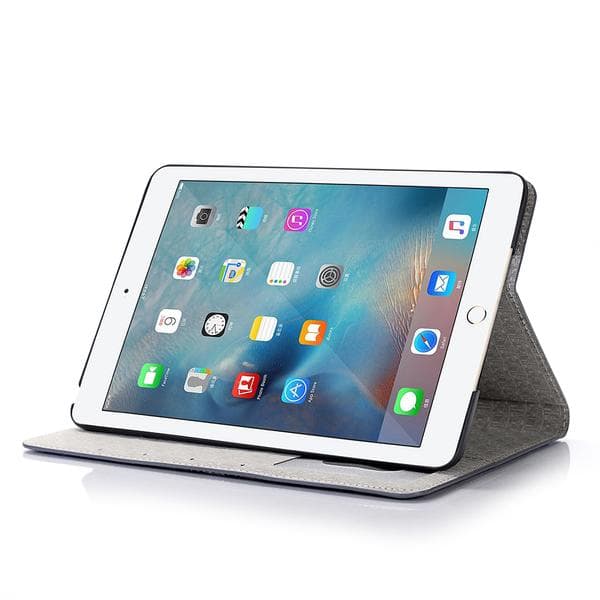 Plånboksfodral iPad Mini 5 (2019) - Rutmönster, 3 Färger Brun