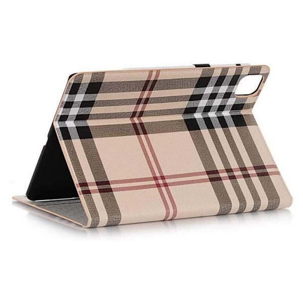 Plånboksfodral iPad Pro 11" (2020) - Rutmönster, 3 Färger Brown