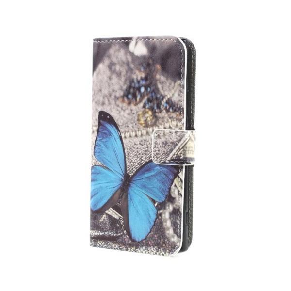 Plånboksfodral Sony Xperia XA1 – Blå Fjäril