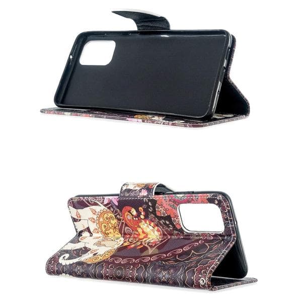 Plånboksfodral Samsung Galaxy S20 Plus – Indiskt / Elefant