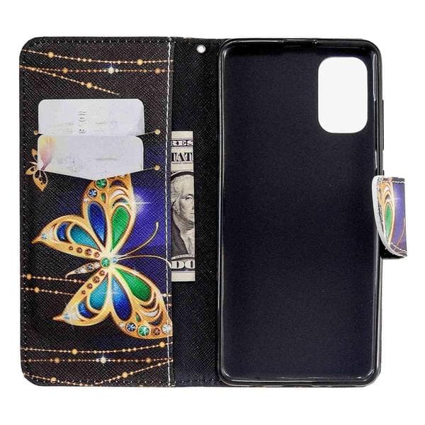 Plånboksfodral Samsung Galaxy A51 – Guldfjäril