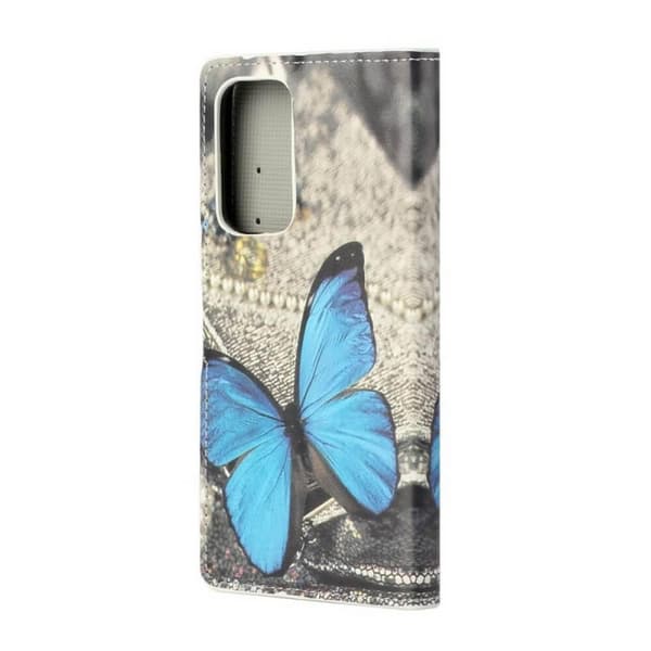 Lompakkokotelo Samsung Galaxy A53 - Sininen Perhonen