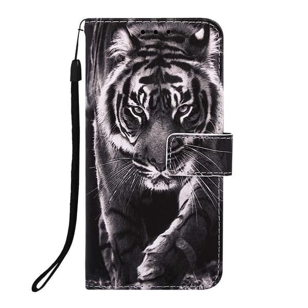 Plånboksfodral iPhone 14 Plus – Tiger