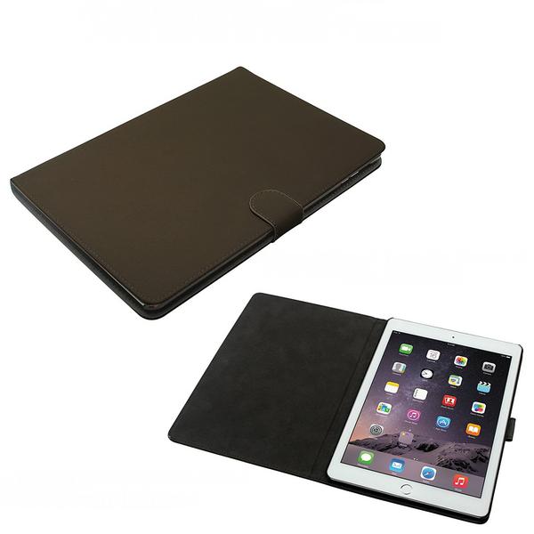 Fodral Mocka/Läder iPad Air 9,7" - Retro, 4 Färger Mörkbrun