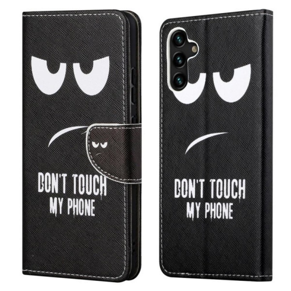 Lompakkokotelo Samsung Galaxy A13 (5G) - Don’t Touch My Phone