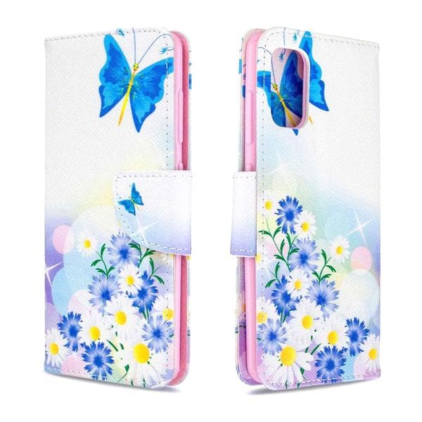Plånboksfodral Samsung Galaxy A41 – Fjärilar och Blommor