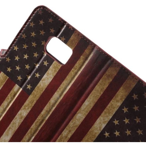 Plånboksfodral Samsung Galaxy Note 5 - Flagga USA