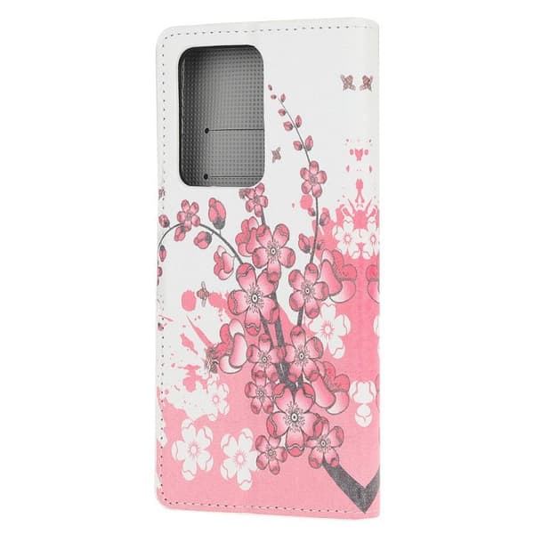 Plånboksfodral Samsung Galaxy S21 Ultra - Körsbärsblommor