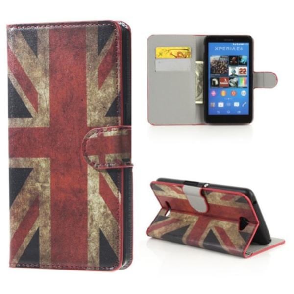 Plånboksfodral Sony Xperia E4 - Flagga UK