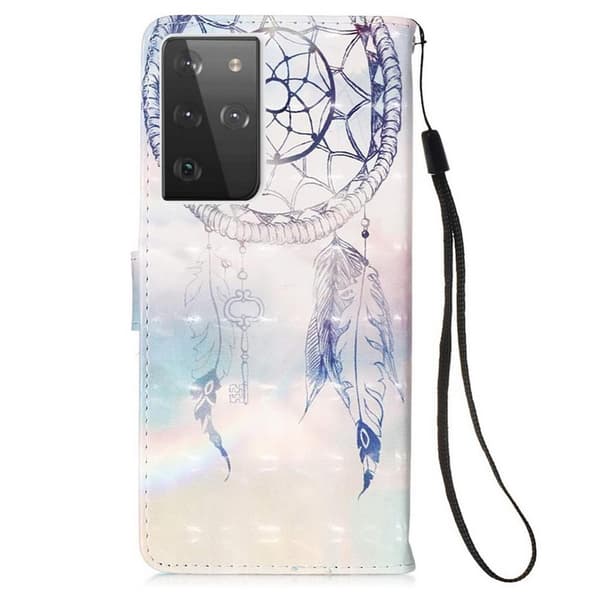 Plånboksfodral Samsung Galaxy S21 Ultra – Drömfångare Himmel