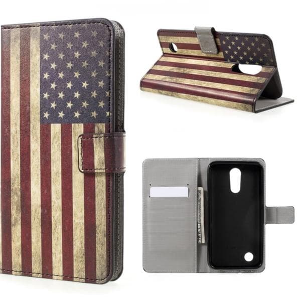 Plånboksfodral LG K10 2017 - Flagga USA
