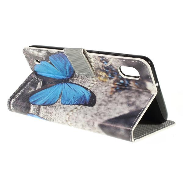 Plånboksfodral Samsung Galaxy A10 - Blå Fjäril