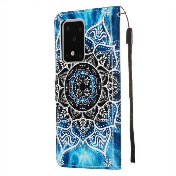 Plånboksfodral Samsung Galaxy S20 Ultra – Blå Mandala
