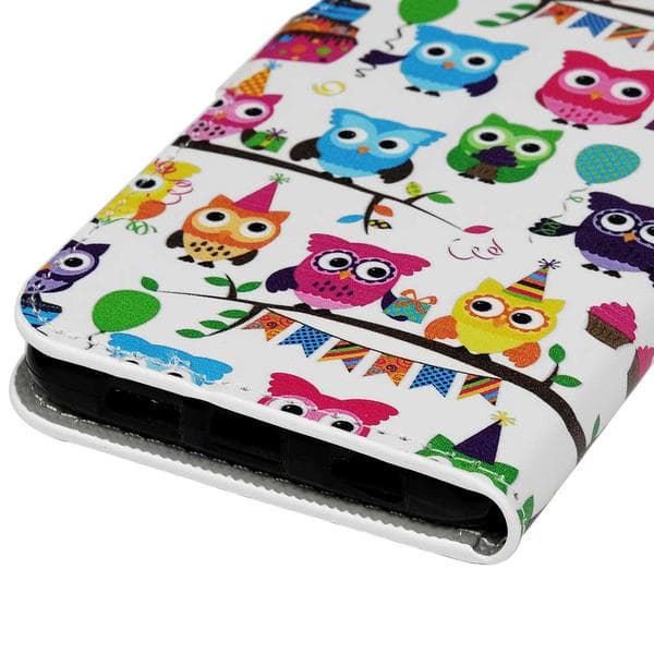 Plånboksfodral Huawei P30 - Ugglor På Kalas