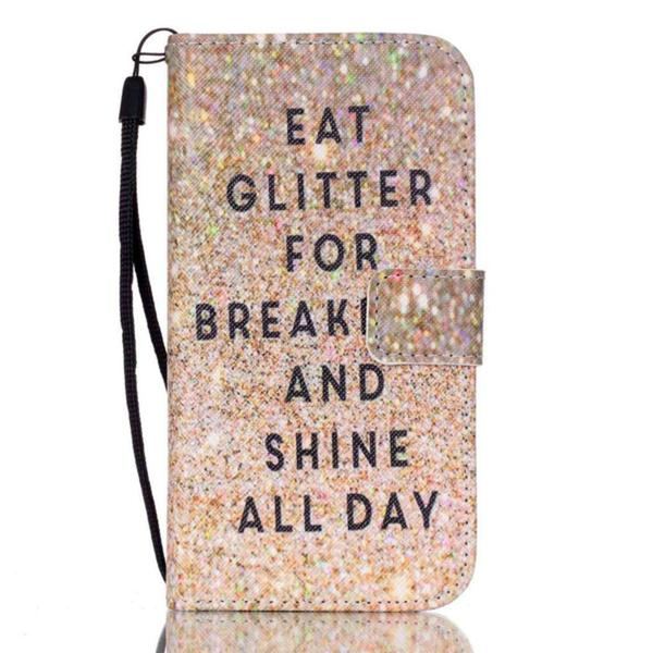 Plånboksfodral Samsung Galaxy S7 Edge – Eat Glitter And Shine