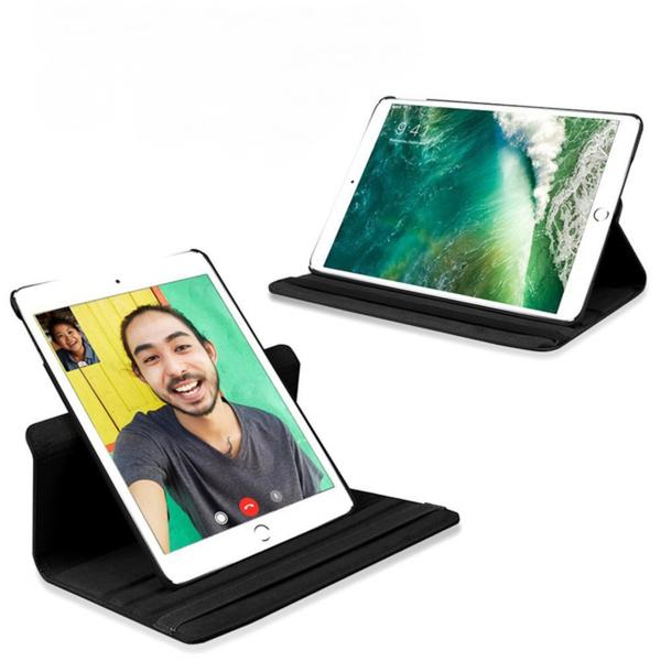 Läderfodral iPad 9,7⬝ (2017/2018) Roterande 360° - 11 Färger Grön
