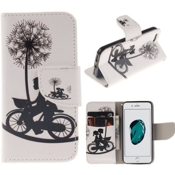 Plånboksfodral Iphone 7 – Cyklande Barn